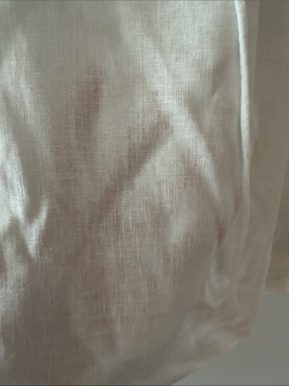 H&M White V-Neck Tie Peasant Blouse - Picture 7 of 8